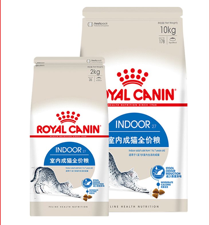 皇家猫粮室内成猫粮