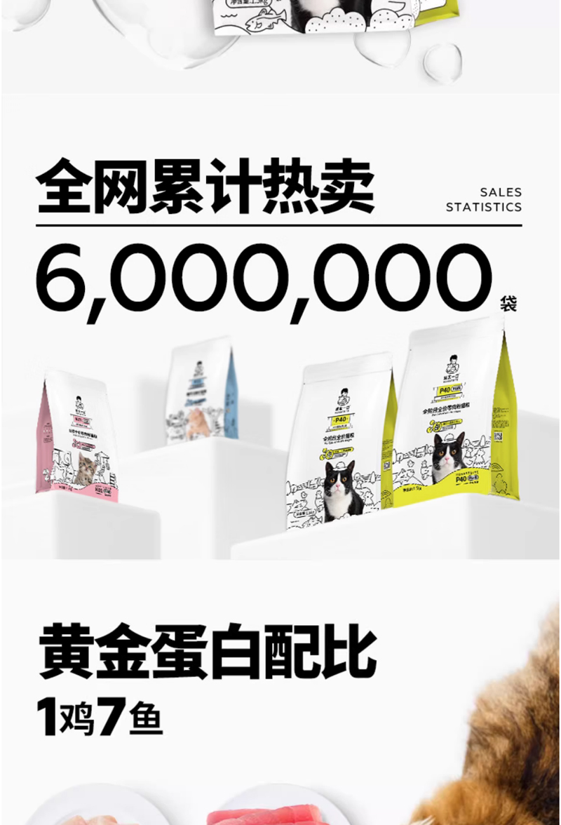 诚实一口  p40 k01 全价猫粮