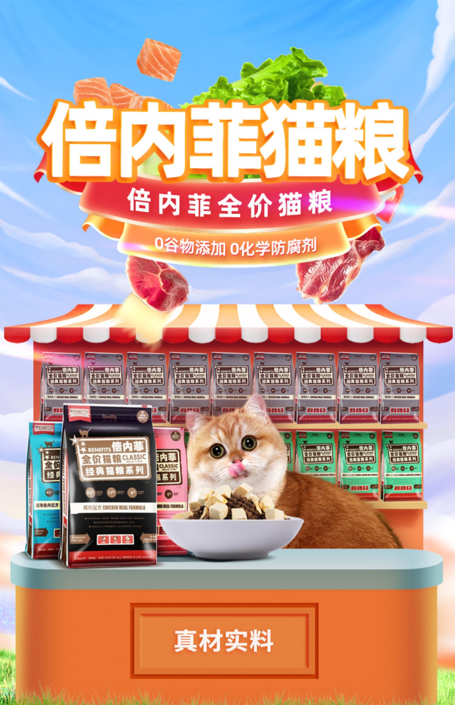 倍内菲全价猫粮 经典系列