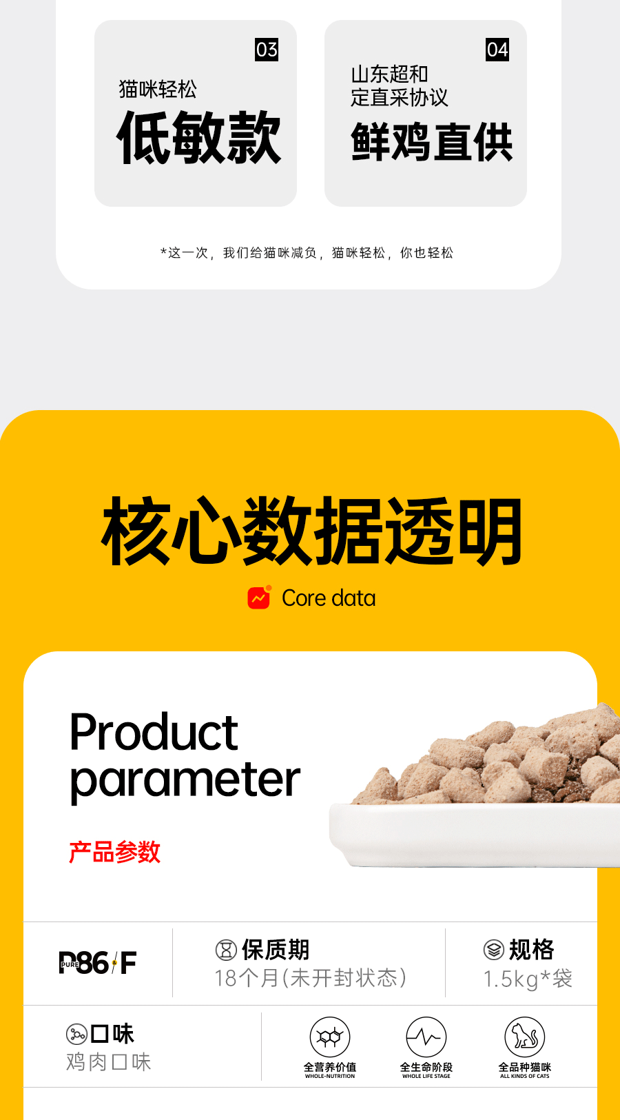 阿飞和巴弟 P86f 猫用冻干混合猫粮