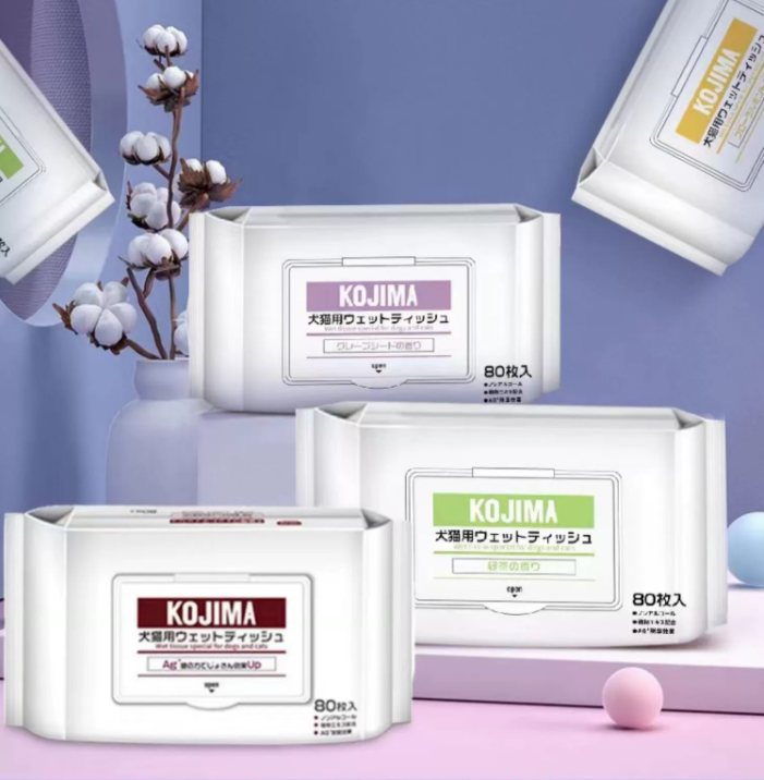 KOJIMA宠物湿巾*3