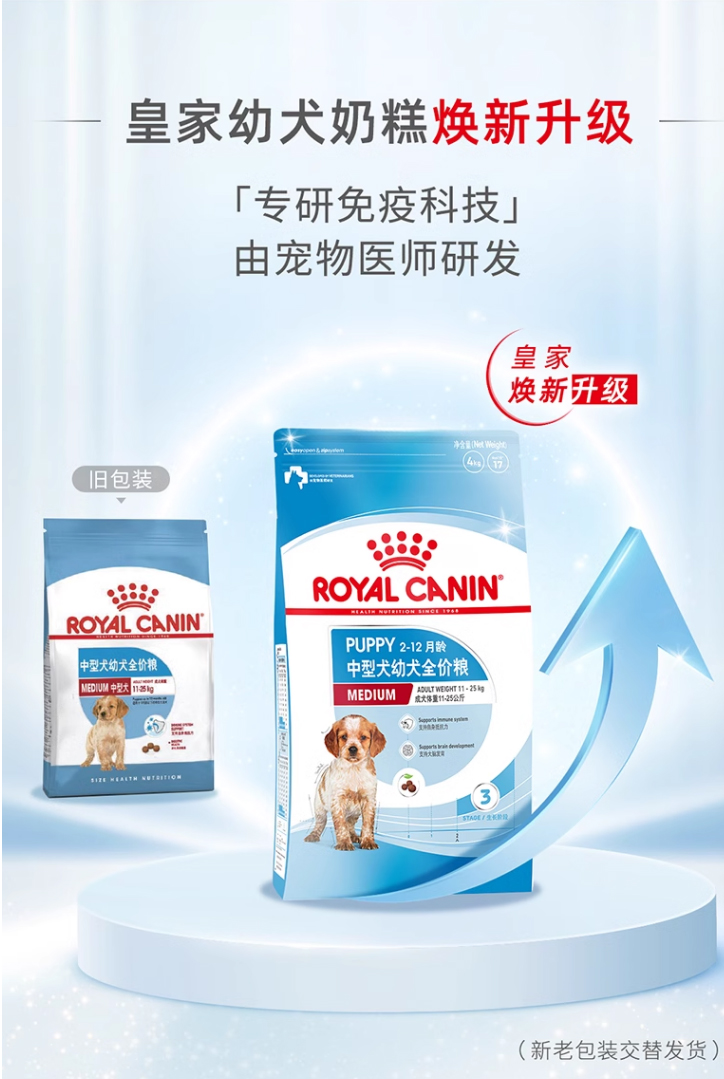 皇家中型犬幼犬全价粮