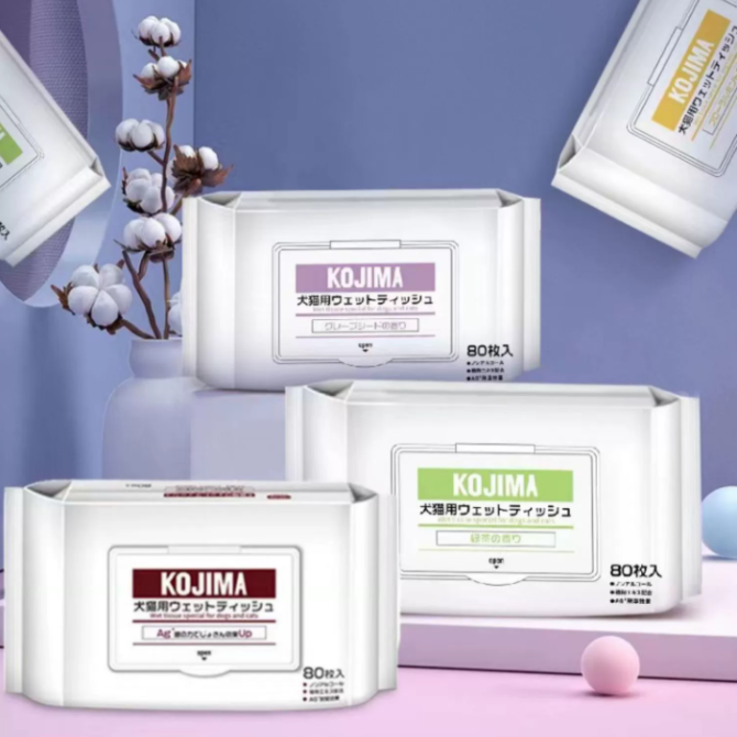 KOJIMA宠物湿巾*3